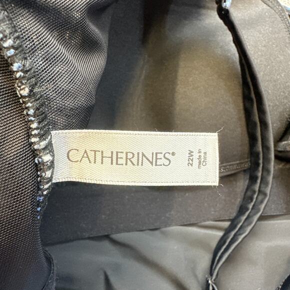 Catherines Swimsuit size 22W Blue‎ Built In Bra One Piece Skirt Pool Beach - Picture 2 of 10